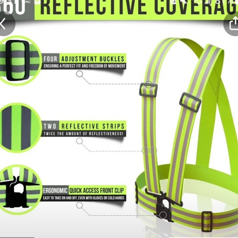 Reflective Safety Strap (TEMPORARY PRICE) - Picture 3 of 5
